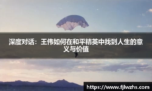 深度对话：王伟如何在和平精英中找到人生的意义与价值